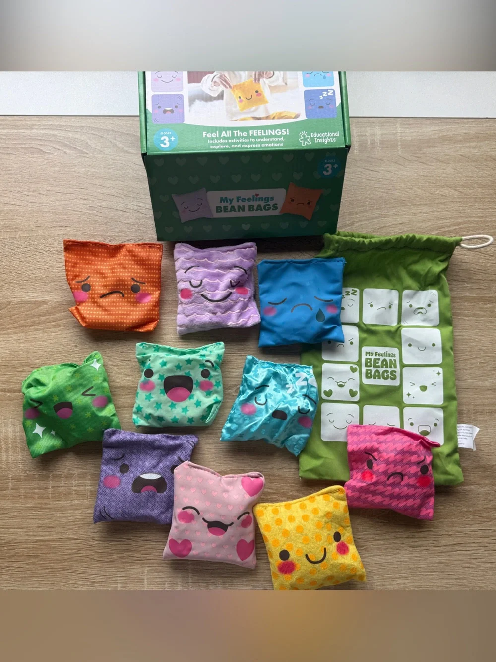 Bean Bags - 10 Tactile Emotion Bean Bags - never used